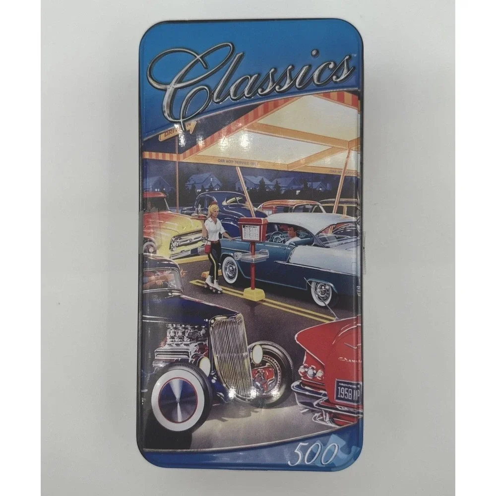 MasterPieces Classics 500 Piece Collectible Car Puzzle Ted's Drive In 55‎ Chevy